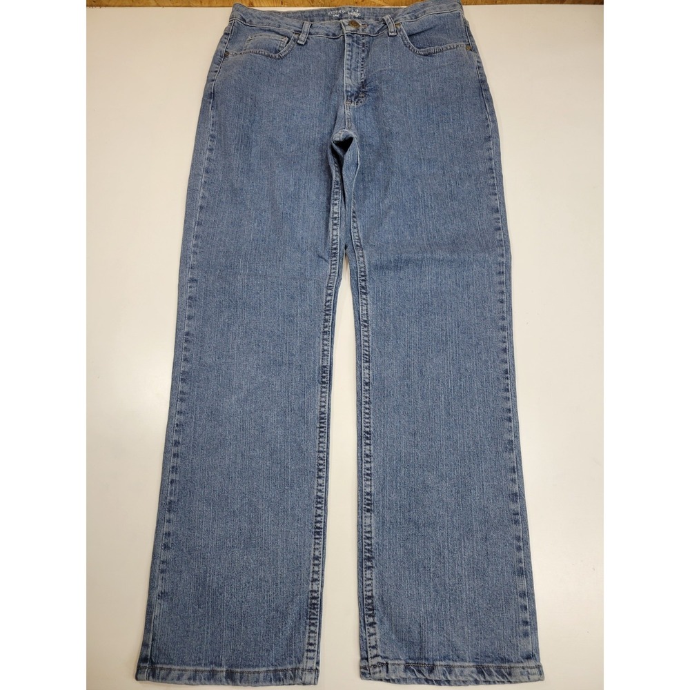 Riders by Lee Indigo Women's Bootcut Jeans Light Wash Stretch Size 12 Medium